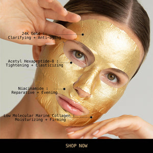 Face Mask | 24k Gold Foil Premium