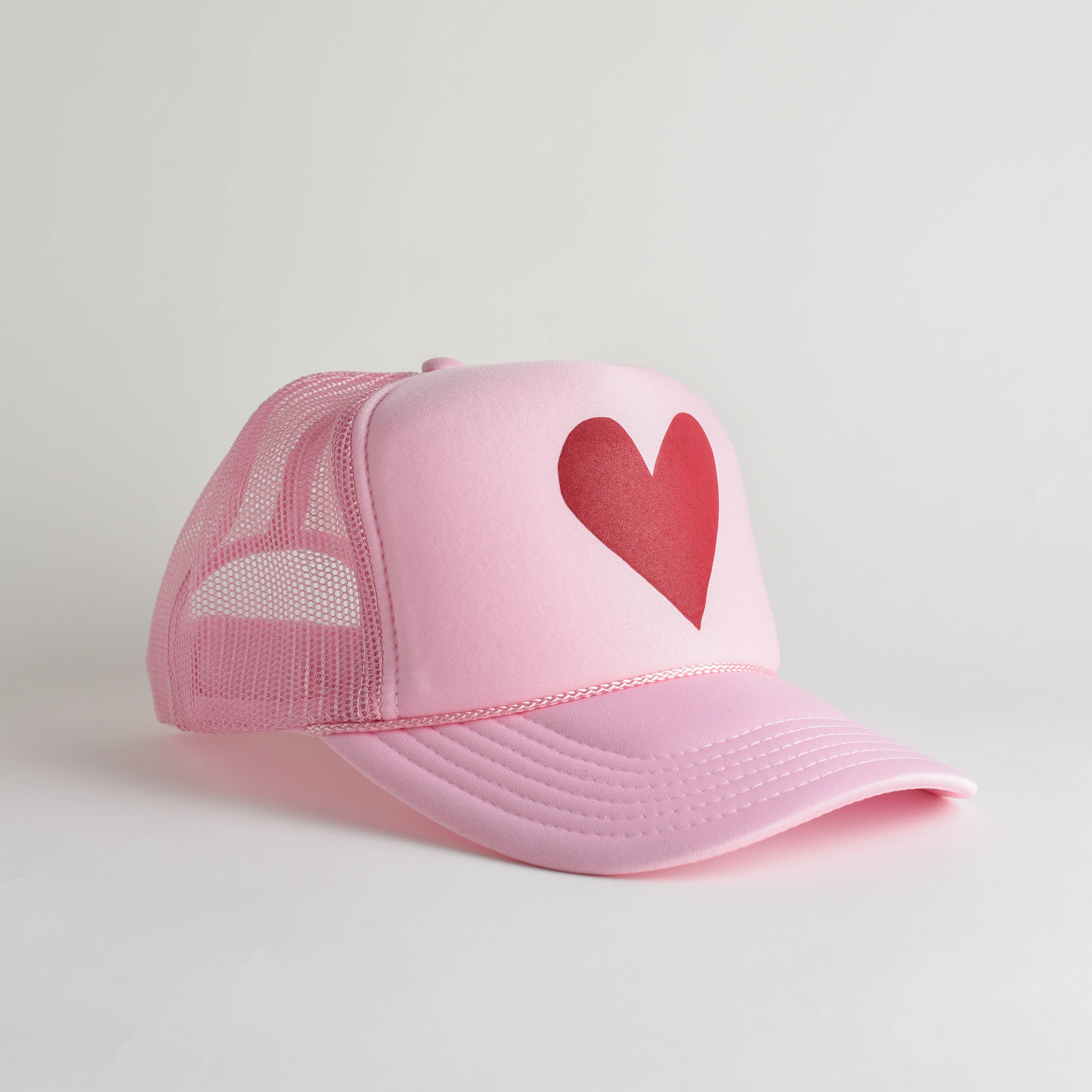 Limited Edition Heart Trucker Hat - Pink | Valentine's Day