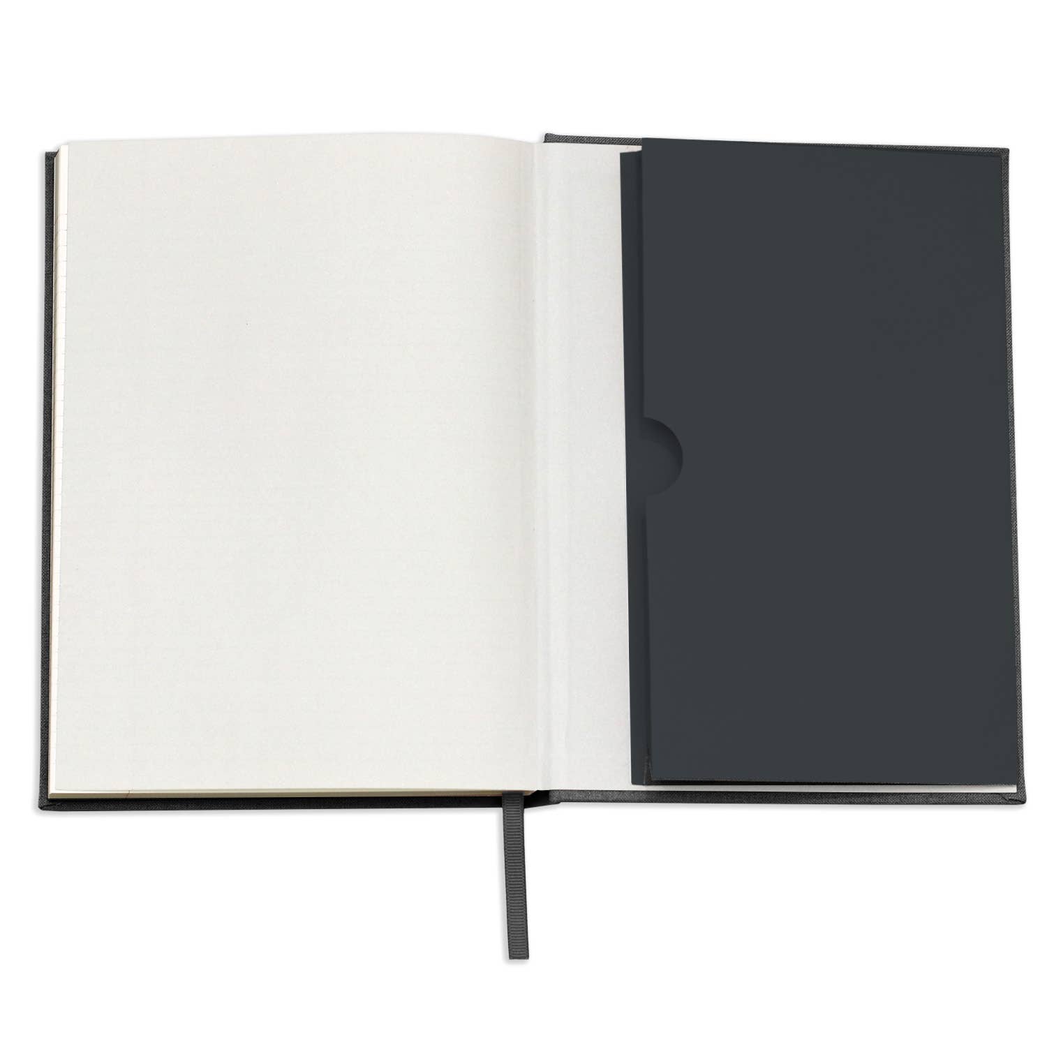 Black Linen Note to Self Journal: Linen