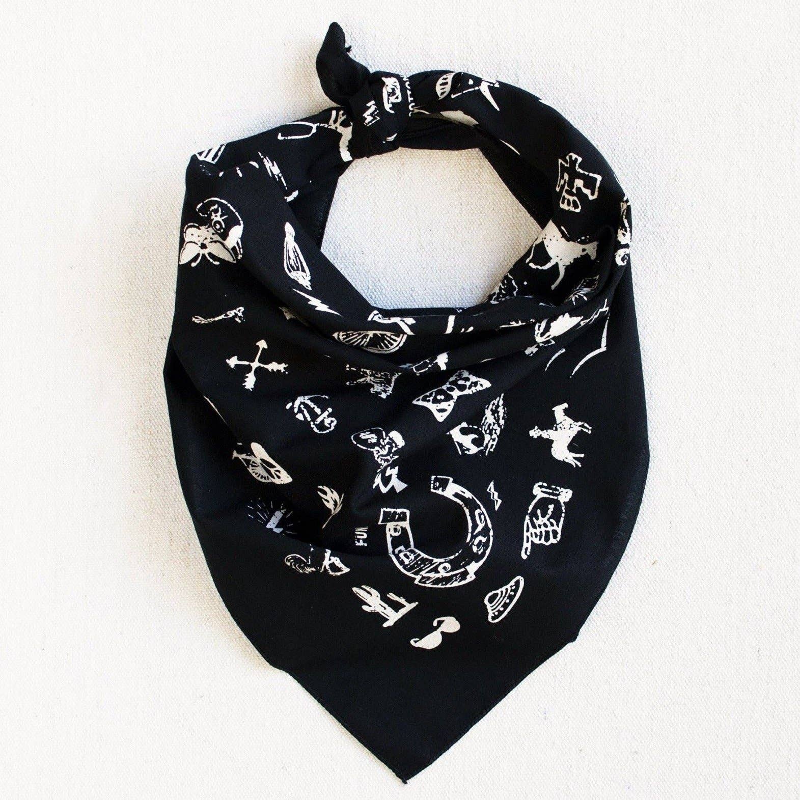 Black Big Fun Bandana
