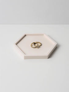 Hexagon Jewelry trinket tray | dish