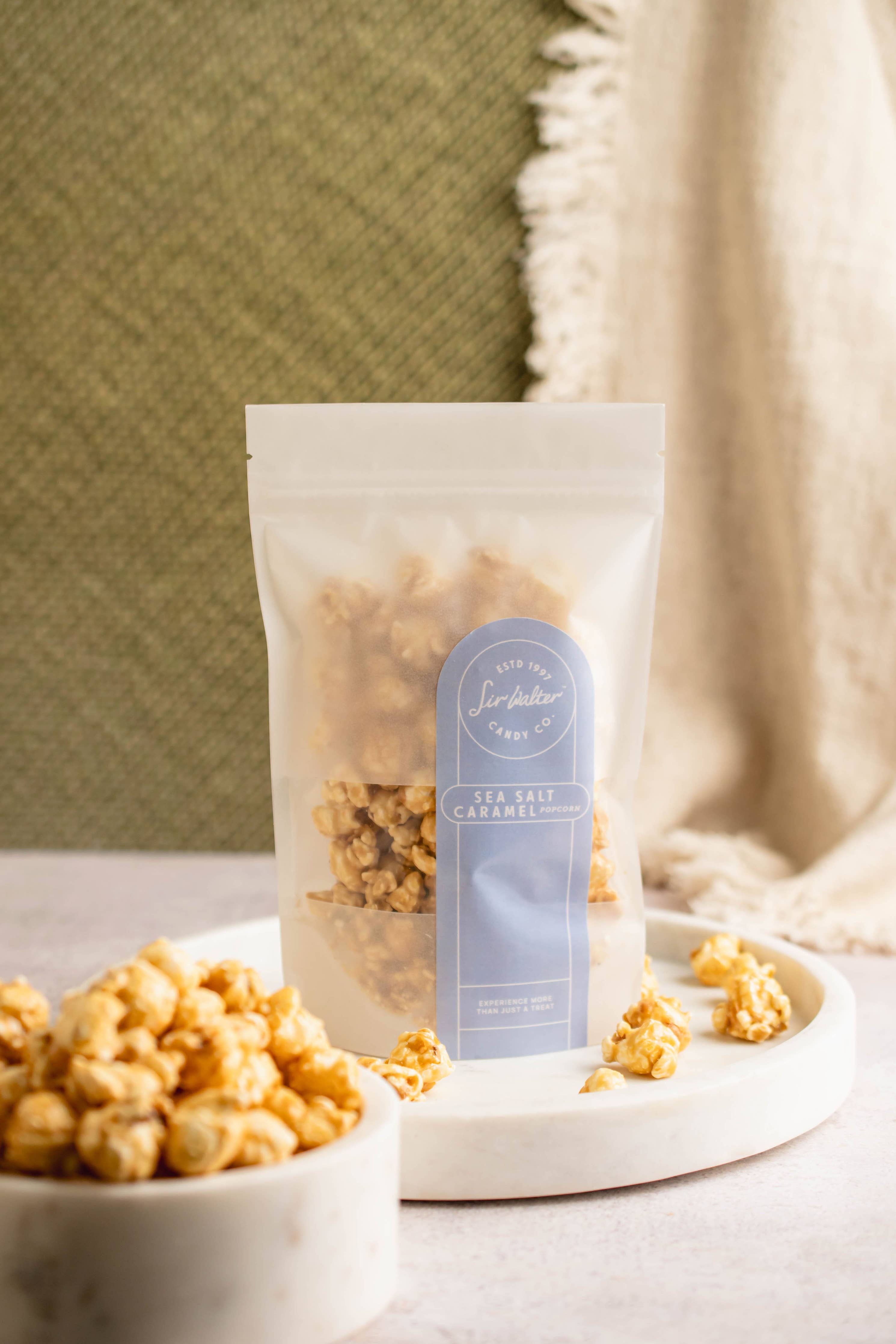 Sea Salt Caramel Popcorn  - Sweet and Salty