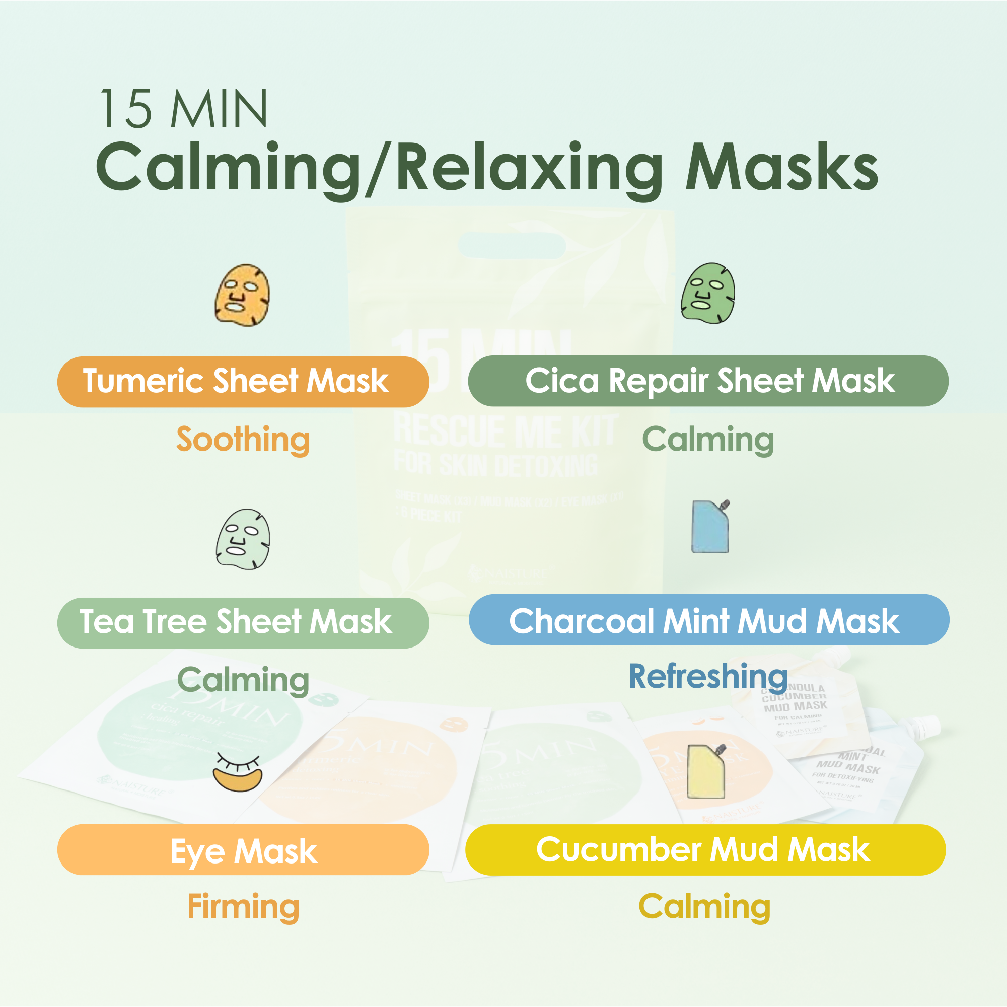 Rescue Me Kit For Skin Calming