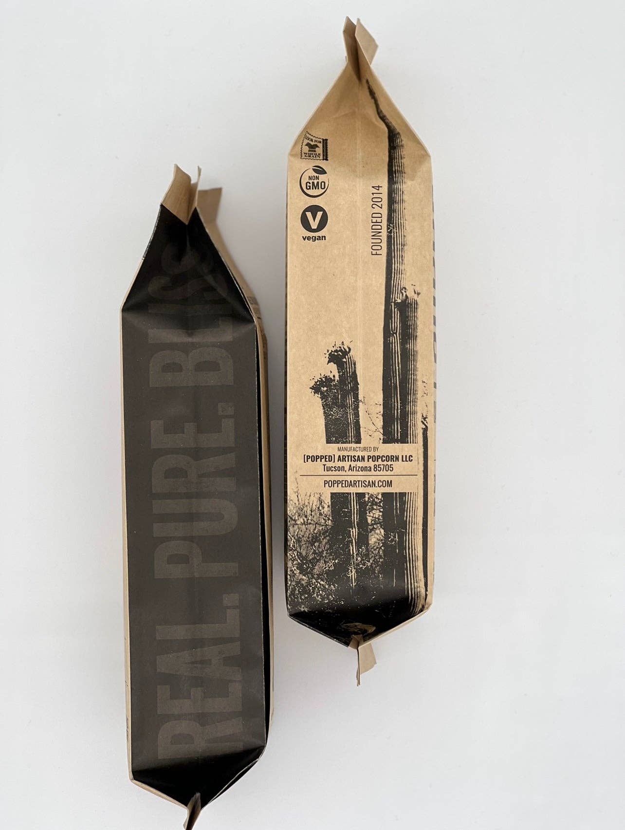 popcorn bag side view