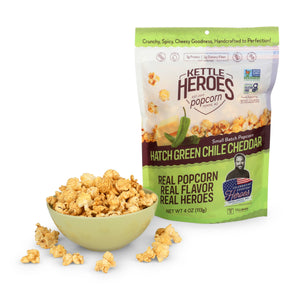 Hatch Green Chile Cheddar Popcorn