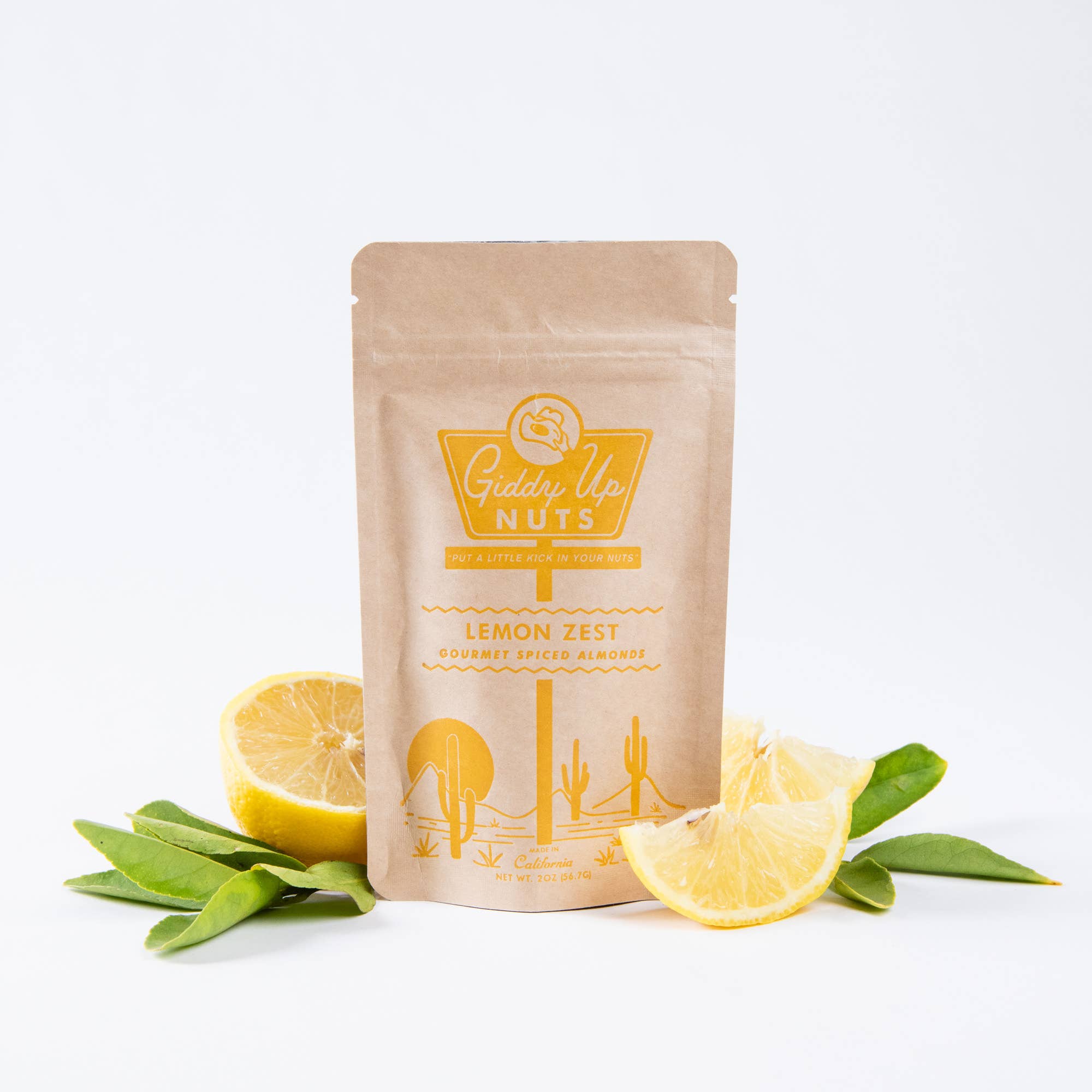 Lemon Zest Almonds - 2 oz