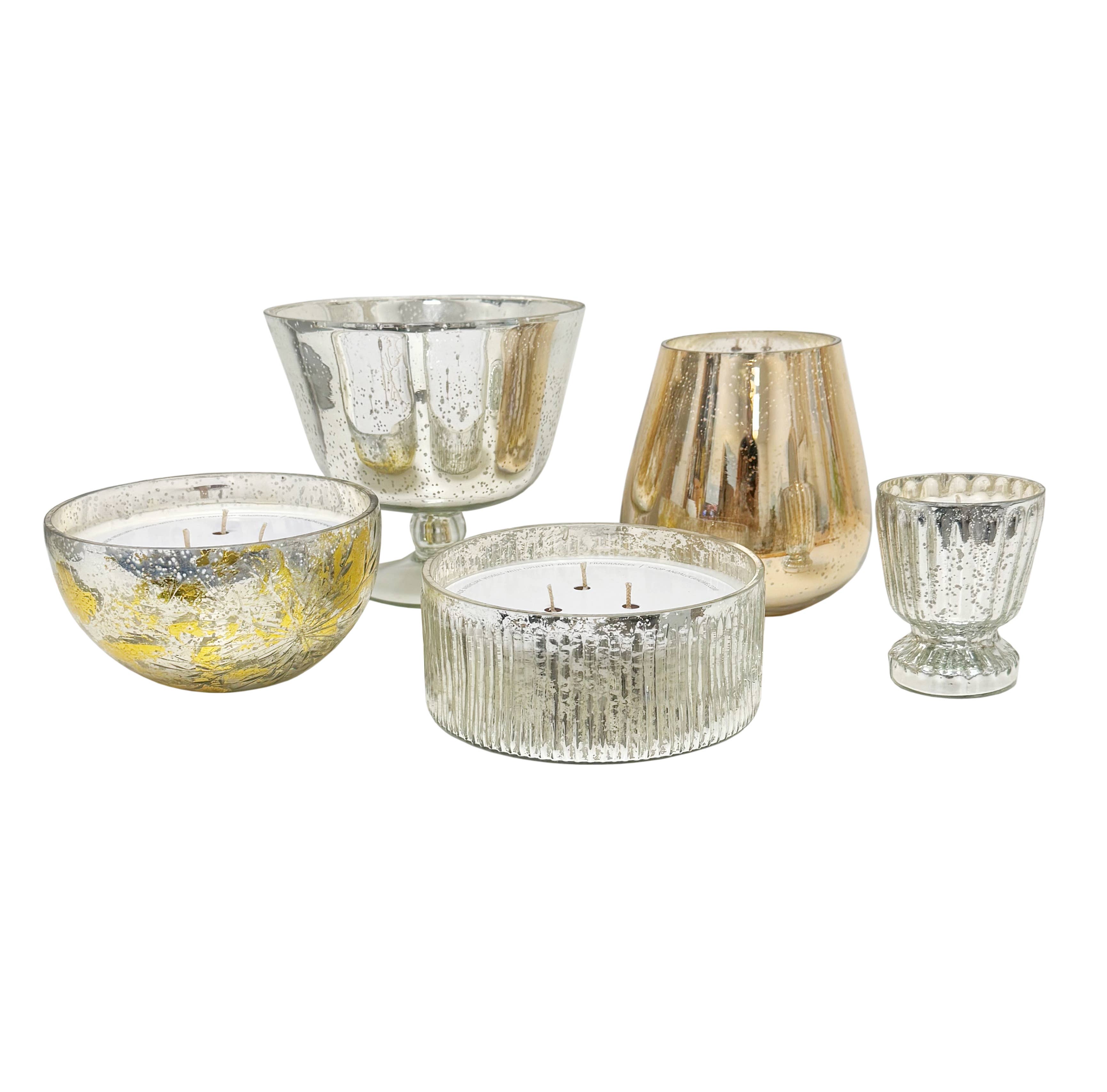 Welcome Home Ridged Mercury Candle