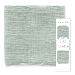Jadeite Muslin Swaddle Blanket, Premium Cotton