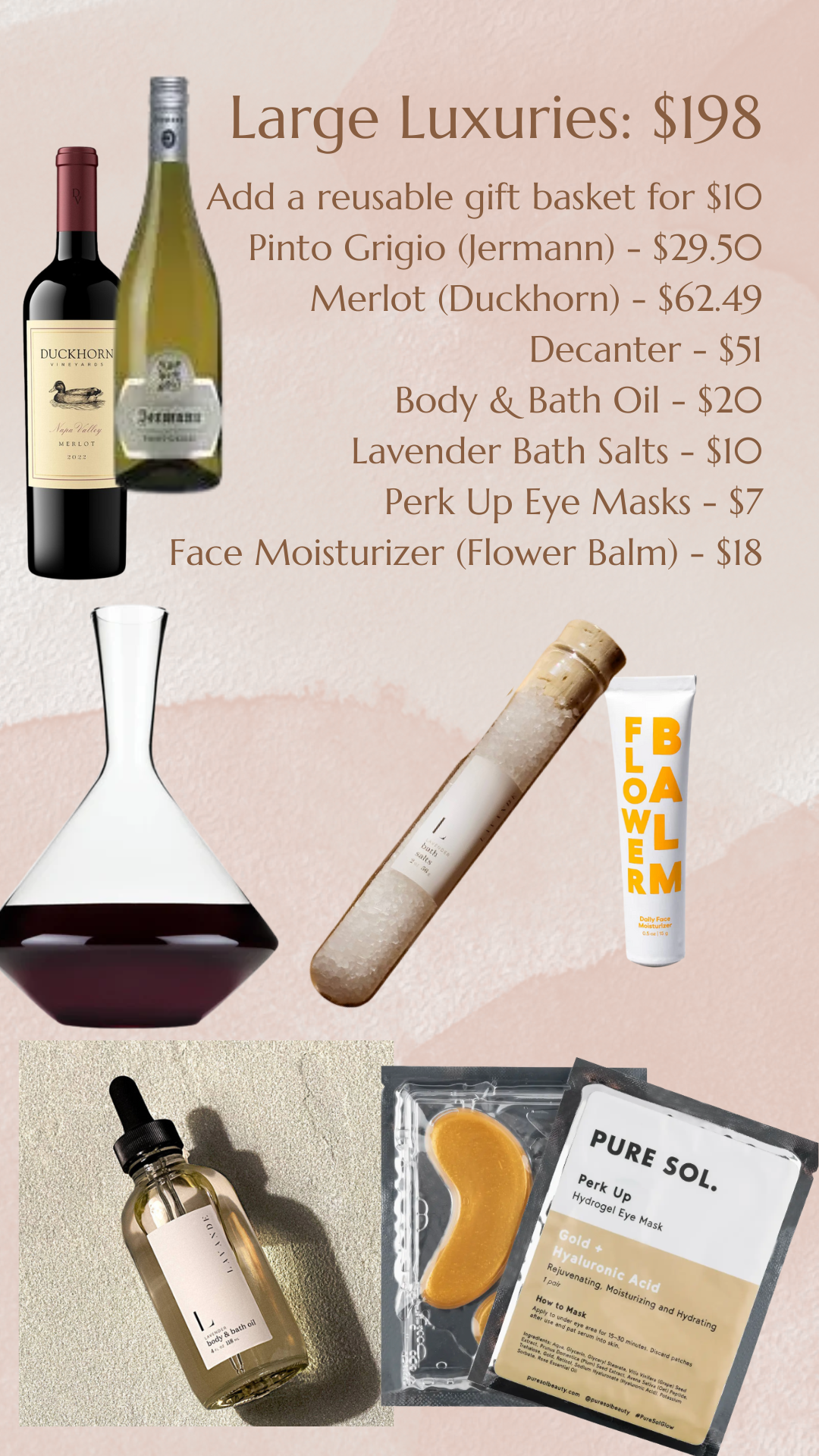 Large Luxuries - Mothers Day Essentials