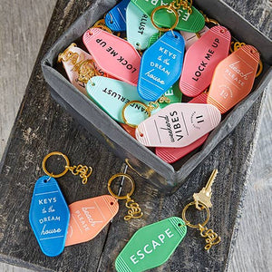 Vintage style keychains