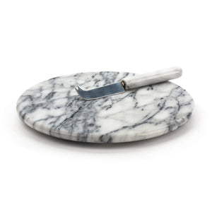 marble cheese tray, cheese platter and knife