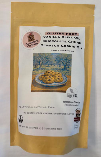 Vanilla Olive Oil Chocolate Chunk Cookie Mix: Gluten Free