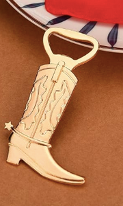 Cowboy boot bottle opener 