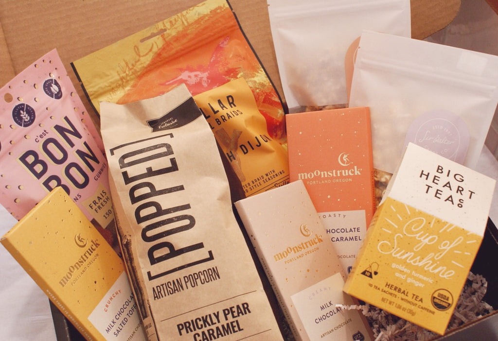 snacks in gift box