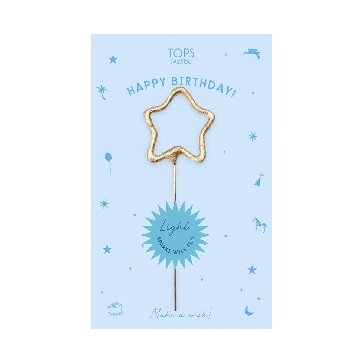Sparkler Star Wand - Birthday