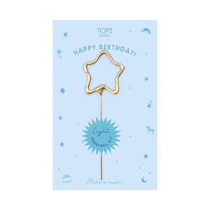 Sparkler Star Wand - Birthday