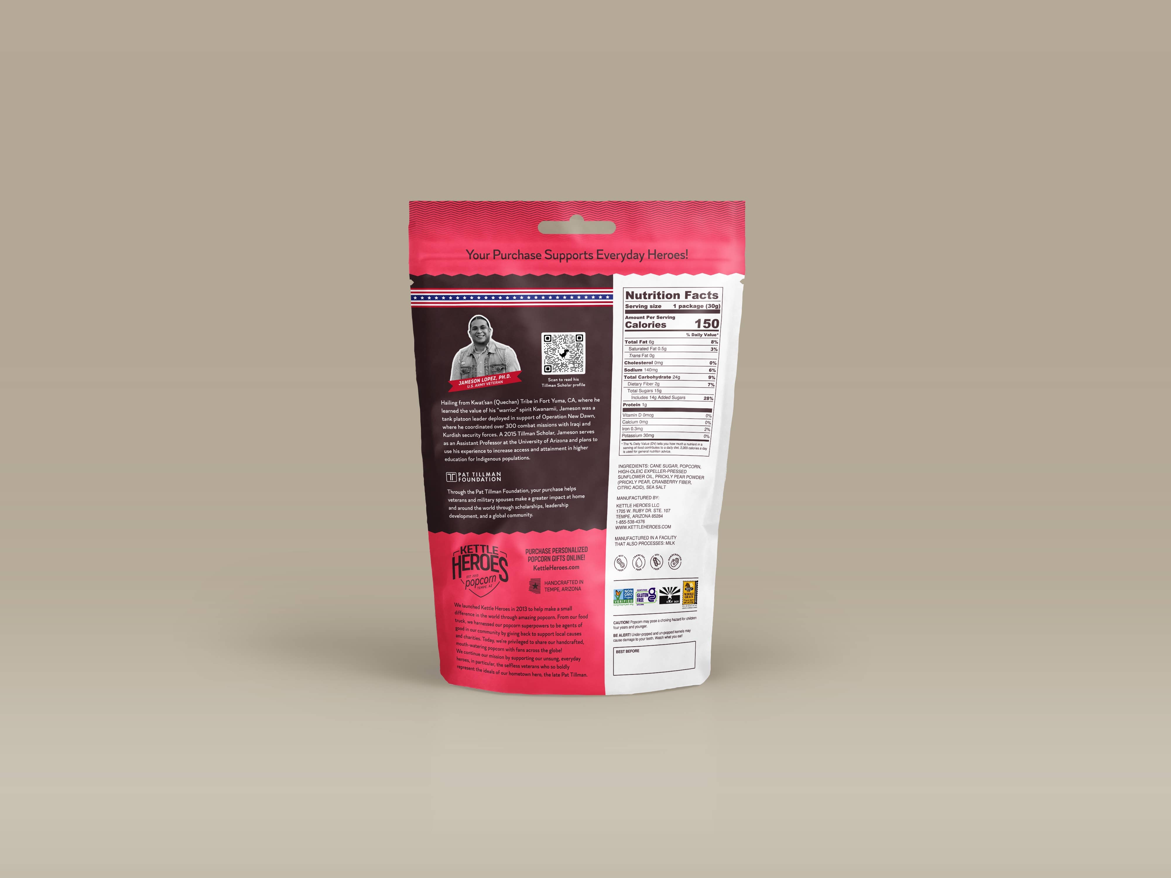 Prickly Pear Kettle Corn - Snack Pack