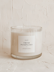 candle on white background