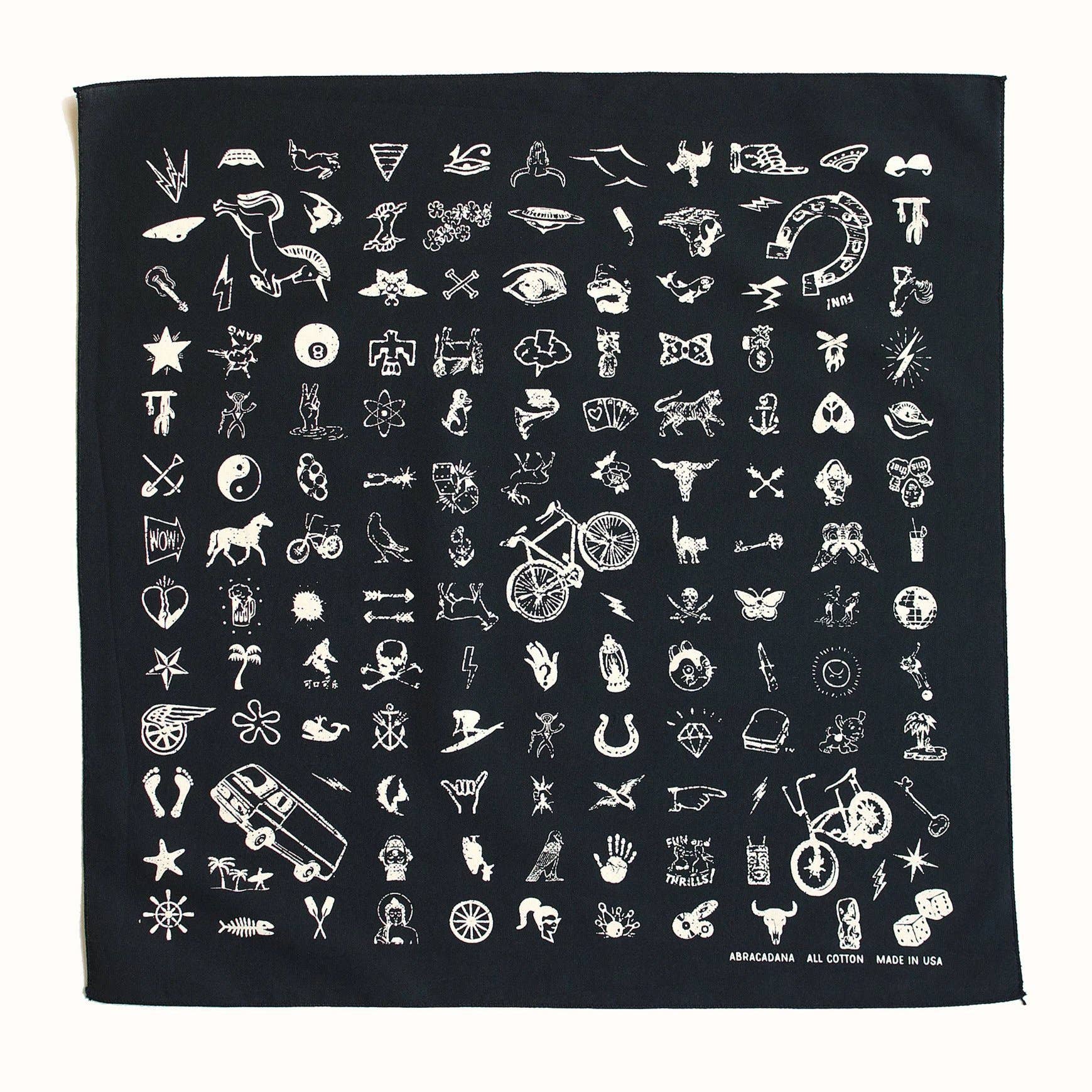 Black Big Fun Bandana
