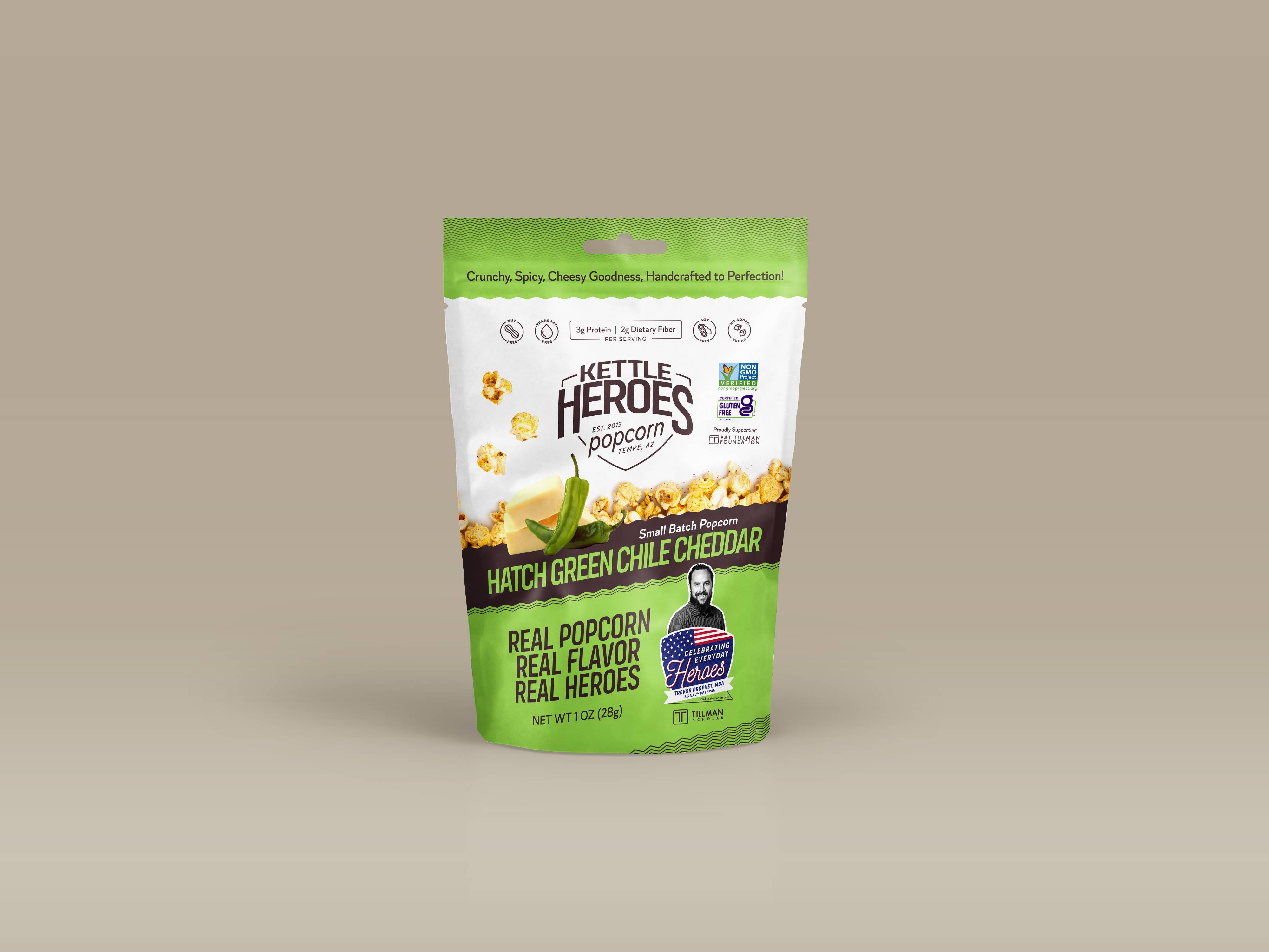 Hatch Green Chile Cheddar Popcorn - Snack Pack