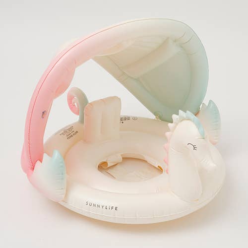 Baby float with canopy