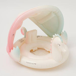 Baby float with canopy