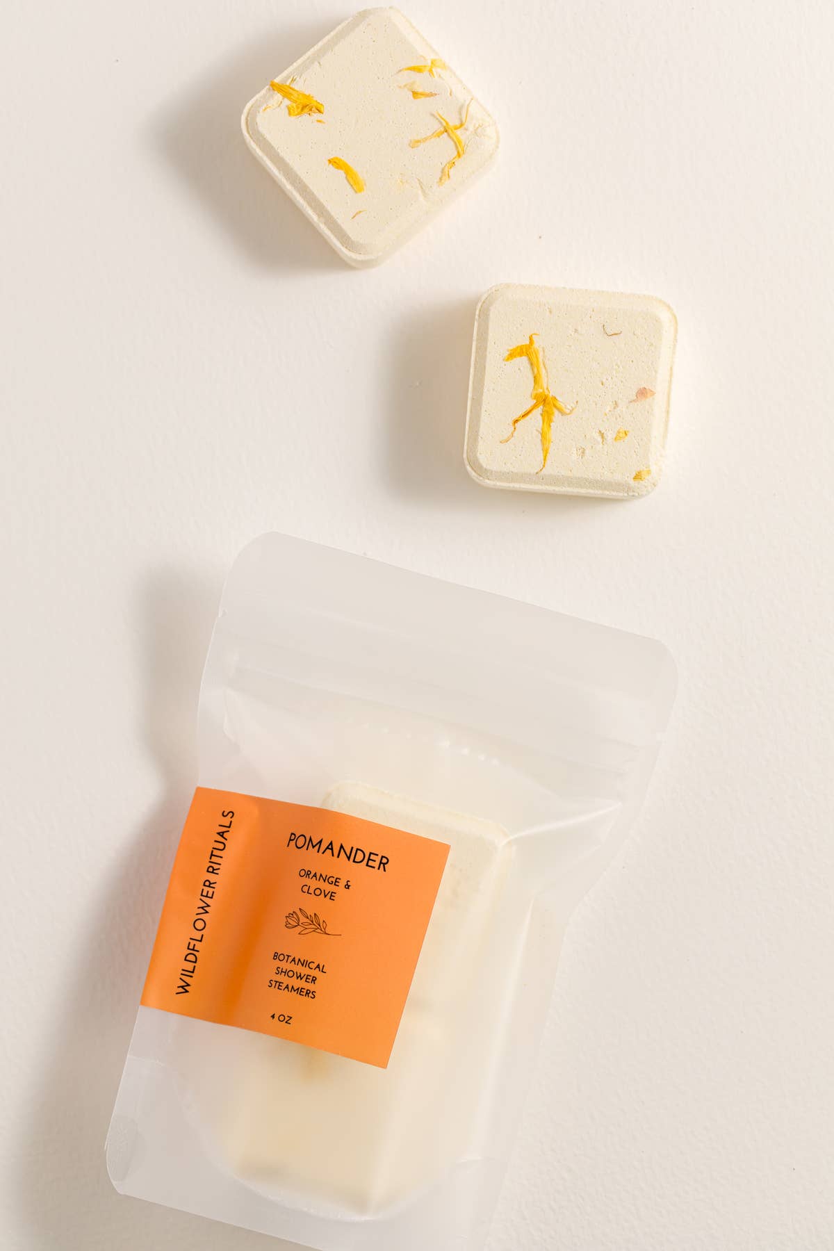 Pomander Fall Botanical Shower Steamers - Orange Clove