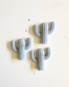 blue color cactus soap