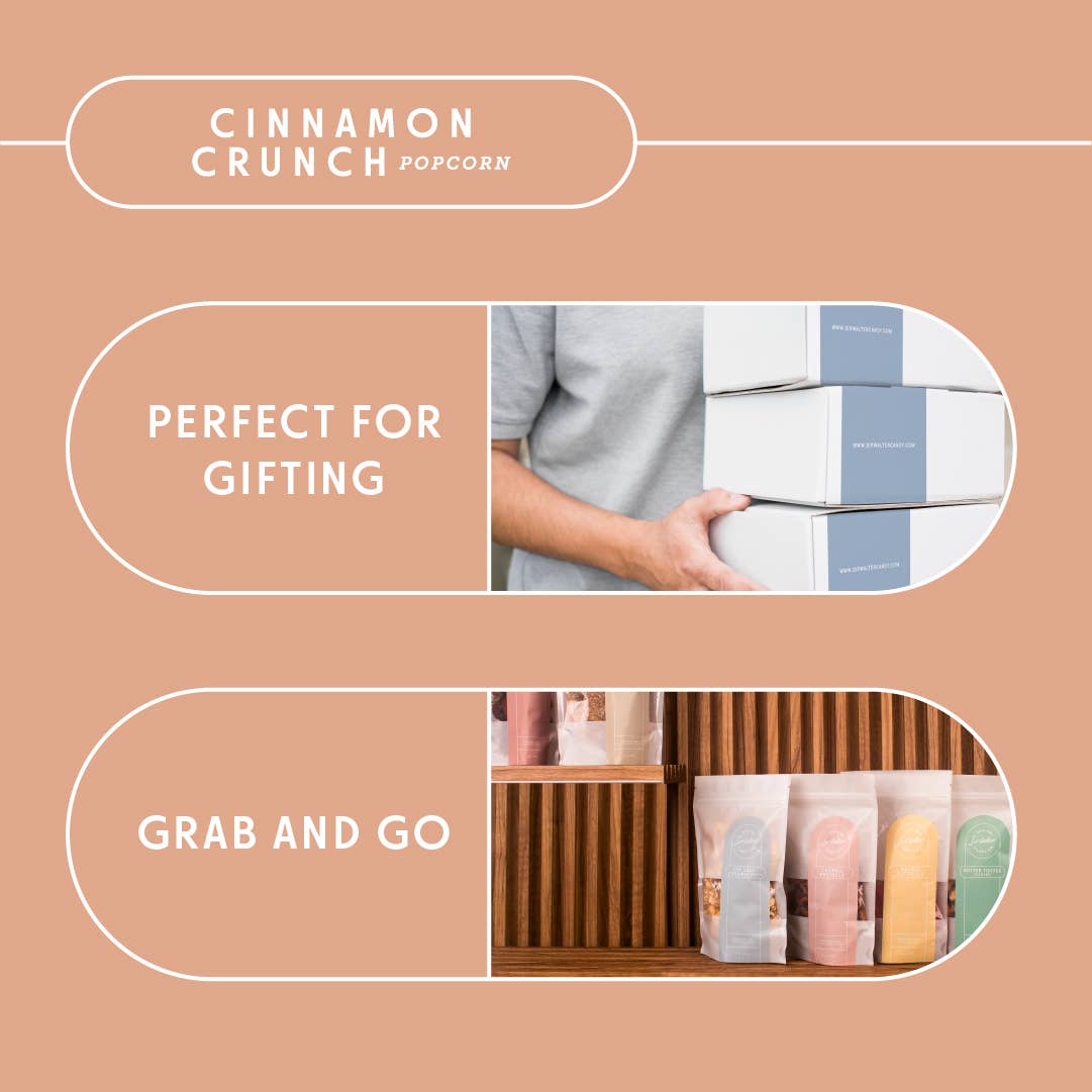 Cinnamon Crunch Popcorn - Sweetly Spiced