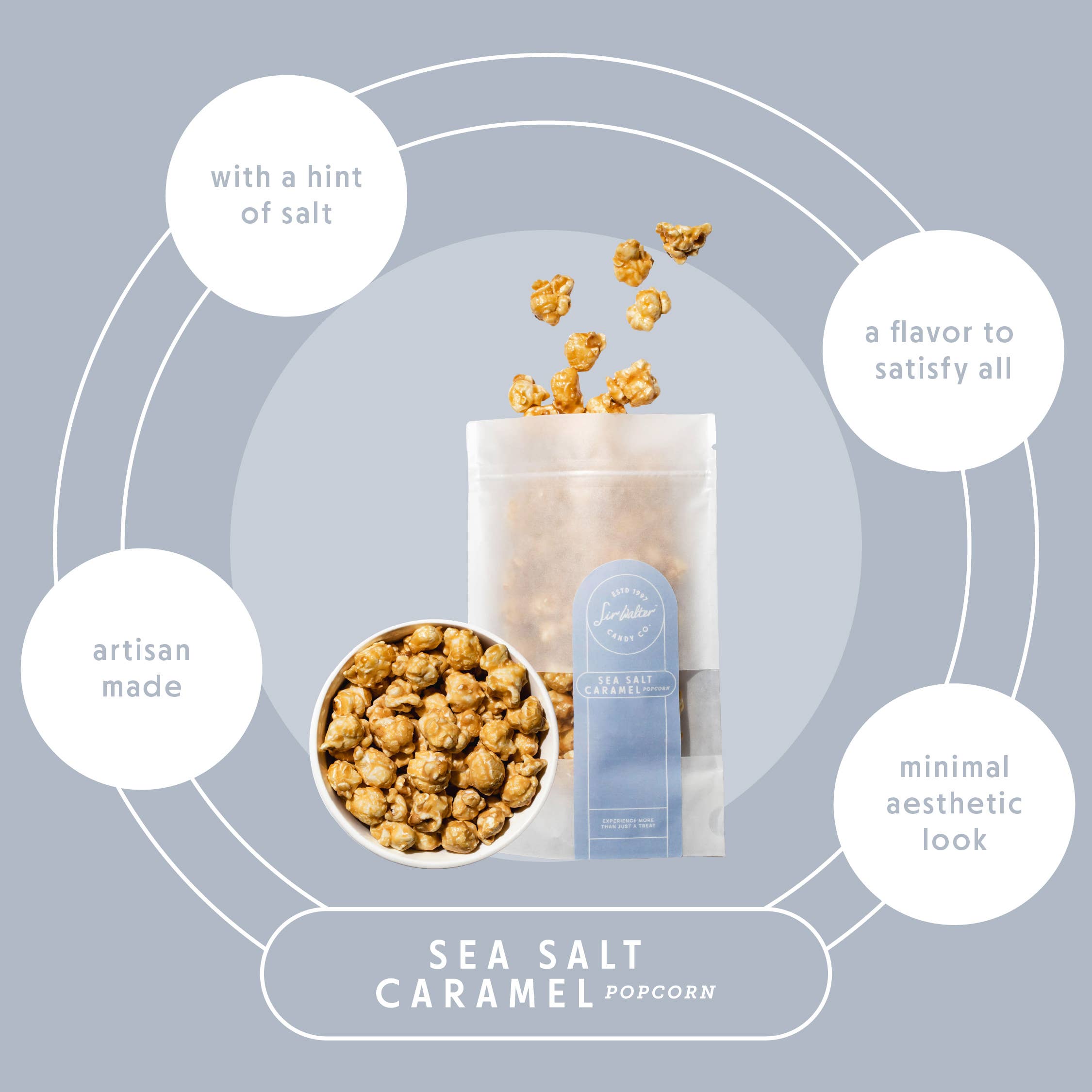Sea Salt Caramel Popcorn  - Sweet and Salty