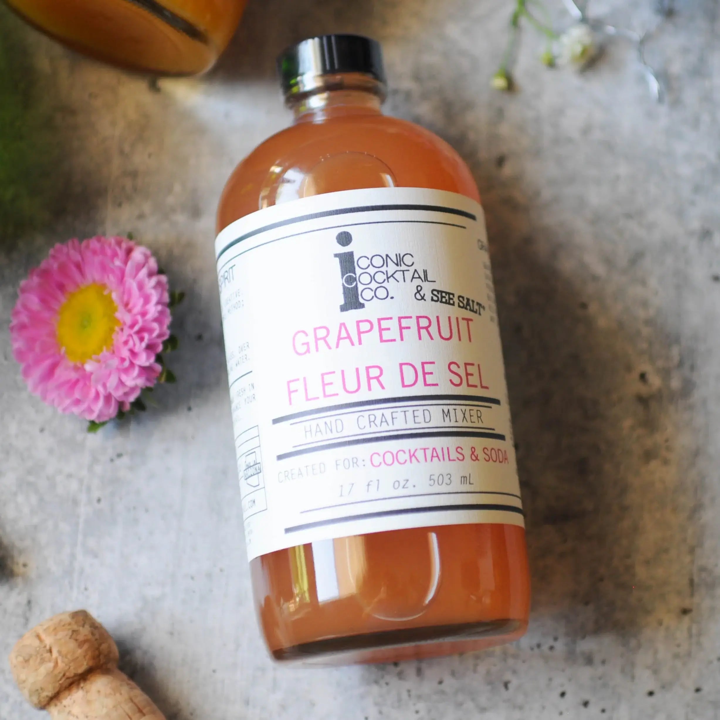 Handcrafted Grapefruit Cocktail Mixer 4 oz