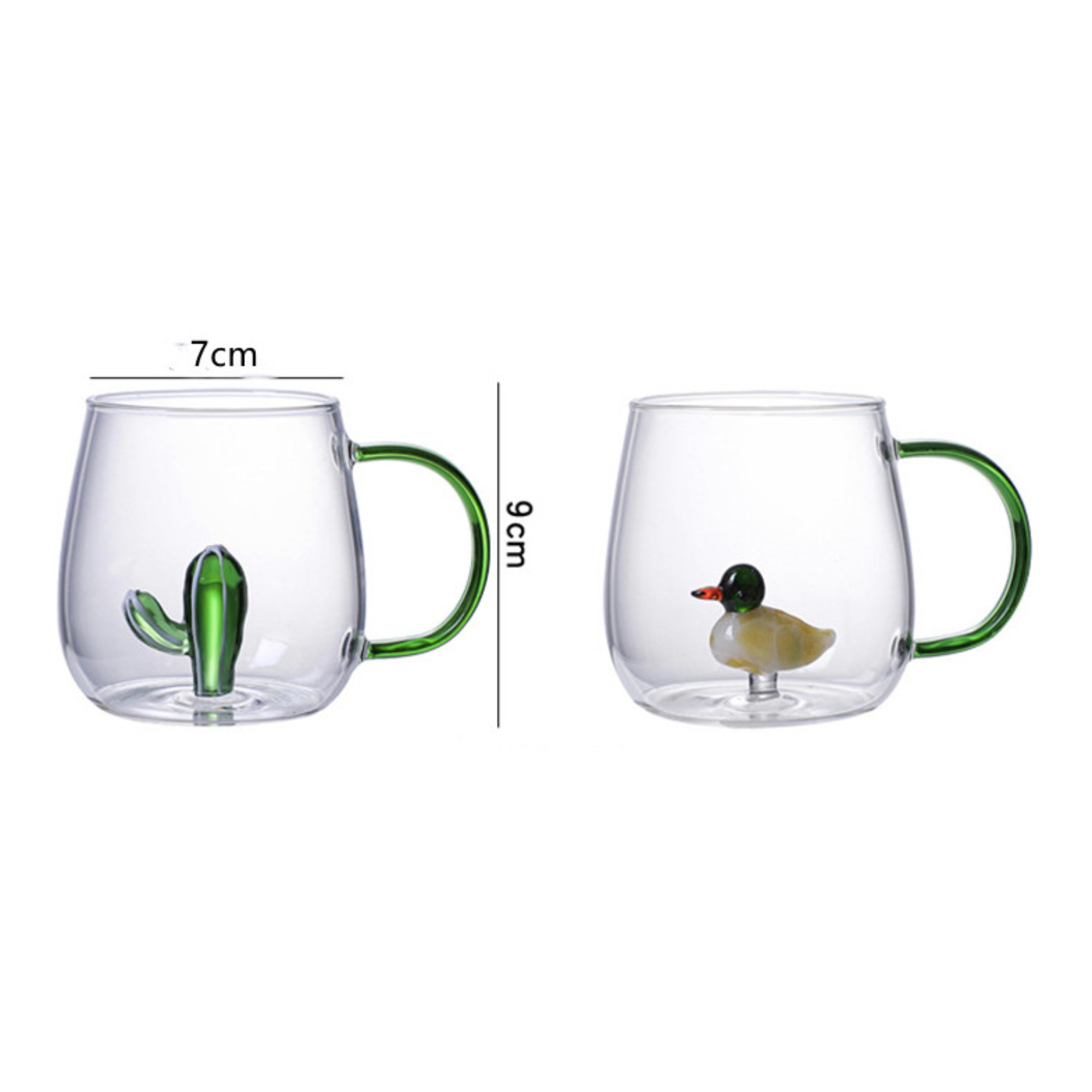 Cactus Glass Cups