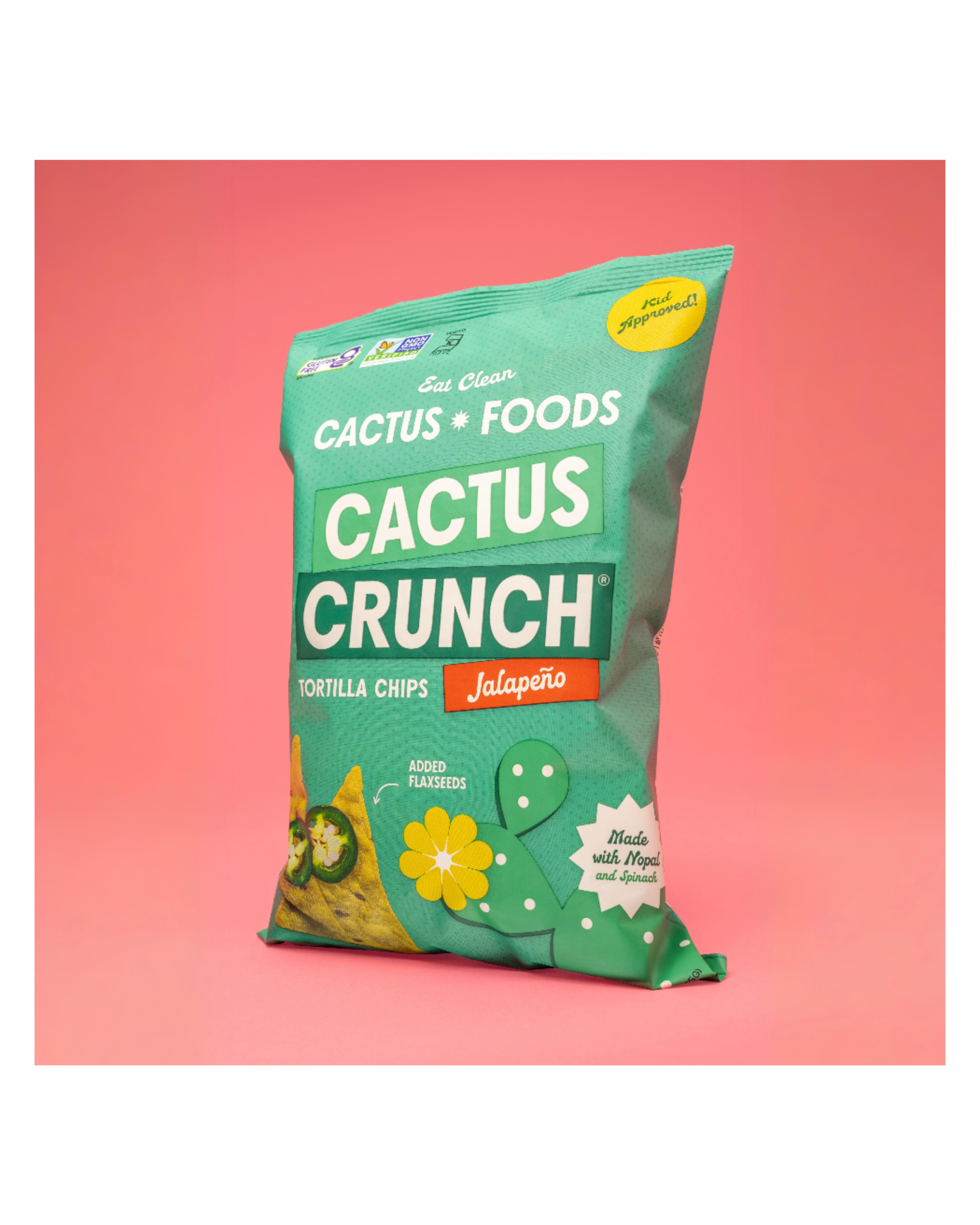 Cactus Crunch Tortilla Chips - Jalapeño Bundle 5oz. Bags