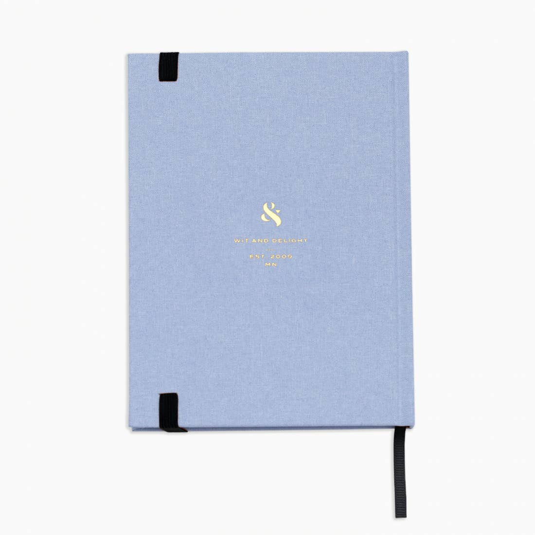 Light Blue Linen Note to Self Journal