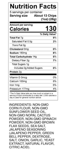 Cactus Crunch Tortilla Chips - Jalapeño Bundle 5oz. Bags