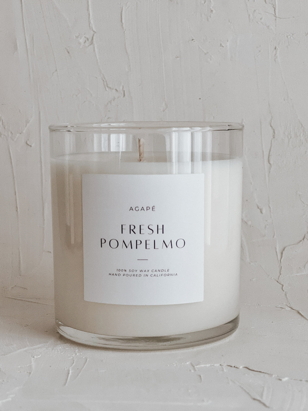 candle on white background