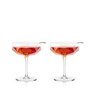 Faceted Crystal Coupes by Viski®