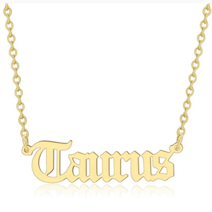 Jency Zodiac Necklace Taurus (Gold)
