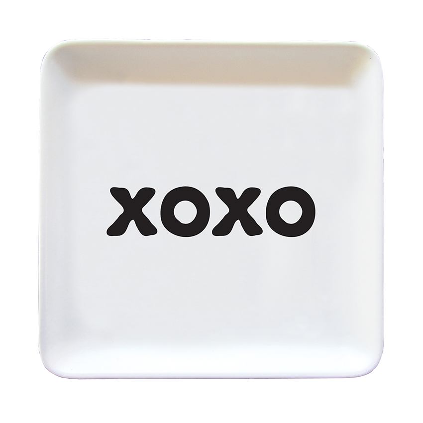 Trinket Dishes-  XOXO (Saying)