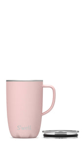 Stainless Steel Pink Topaz 16oz Tumbler Mug with Handle
