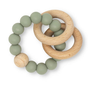 Ring Teether Color: Sage