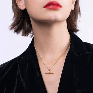 Necklace | Gold Bar
