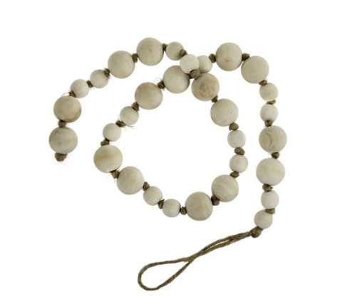 Wooden Prayer Beads, Natural