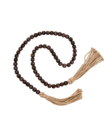 Tassel Prayer Beads, Brown