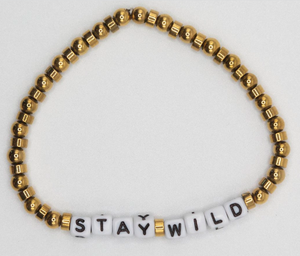 Stay Wild Beaded Bracelet