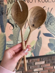 Wood Salad Servers