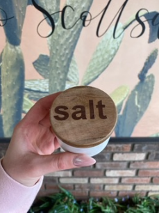Marble Salt and Pepper Holders
