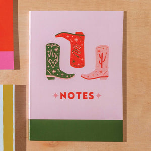 A5 Lined Notebook | Cowboy Boots