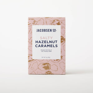 Salty Hazelnut Caramels