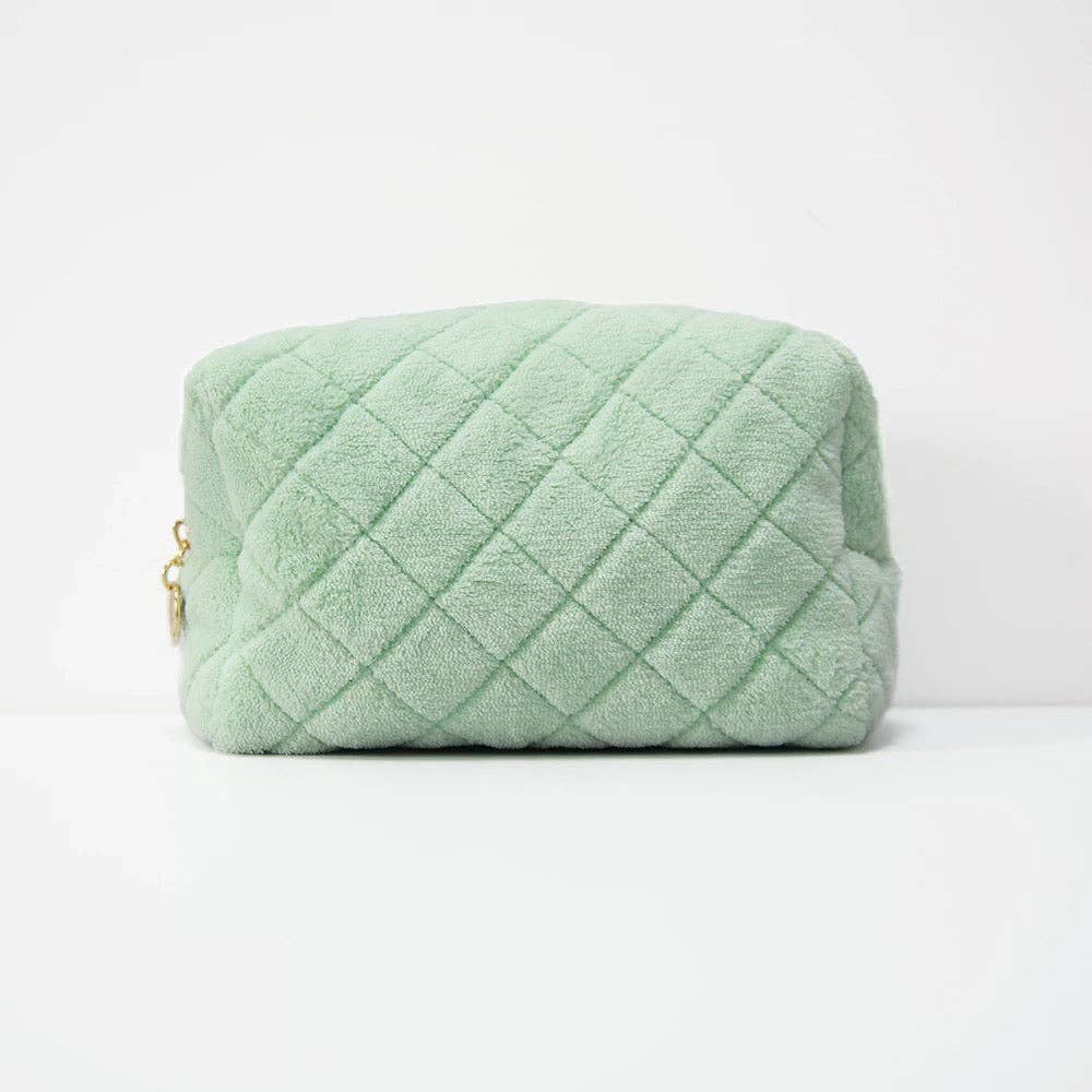 terry cloth make up bag 